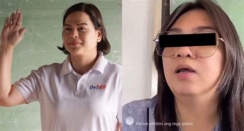 pinay students viral|No penalty for teacher scolding students in viral video: VP Duterte.